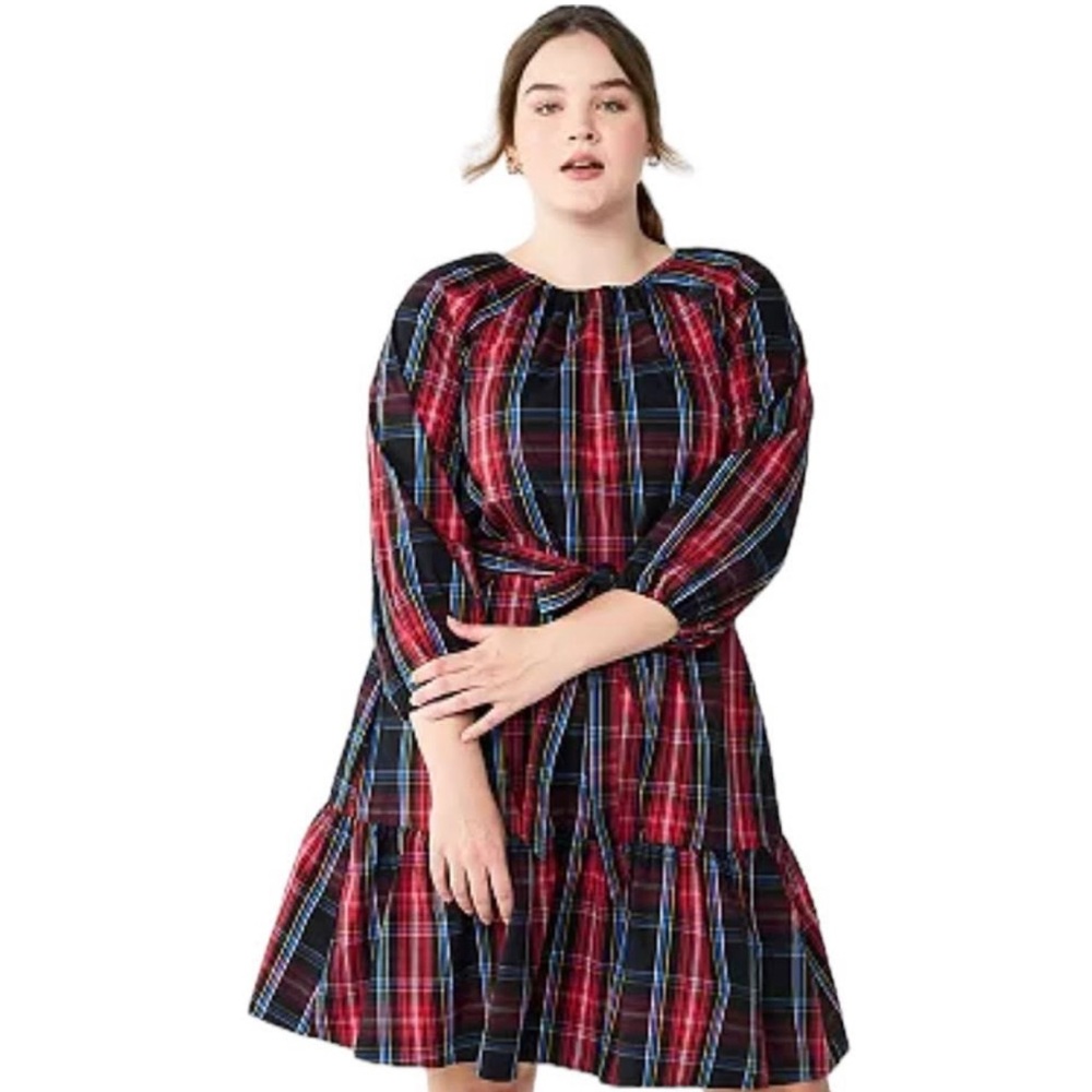 Draper James RSVP Long-Sleeved Bow Back Dress (NWT)